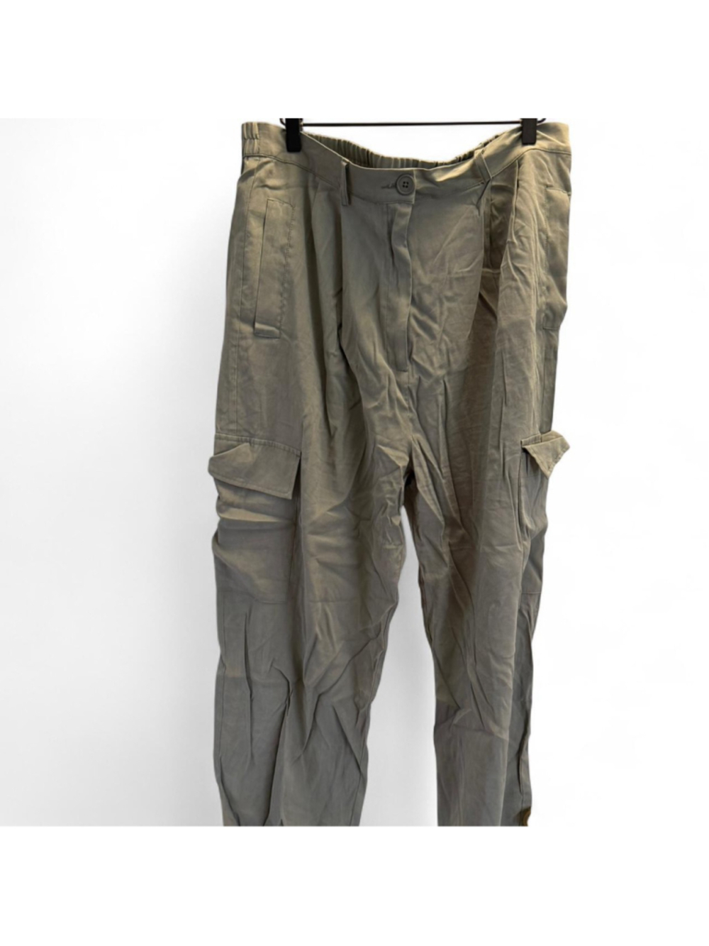 Aqua green khaki cargo trousers Size XL